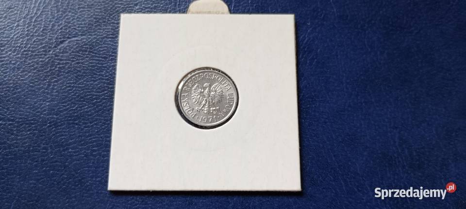 Stare monety 5 groszy 1971 Polska PRL mennicza podkarpackie Lesko