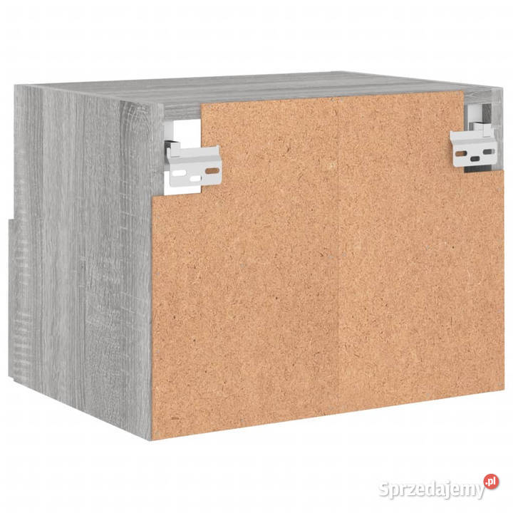 Ścienne szafki TV 2 szary dąb sonoma 40x30x30 mazowieckie Warszawa