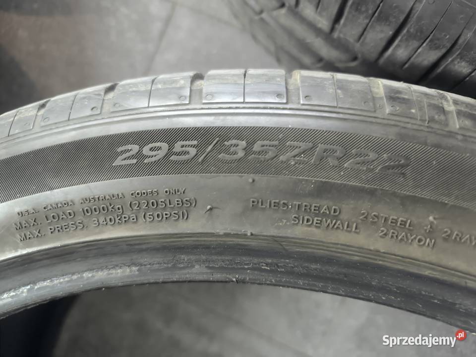 Sprzedam opony letnie Hancock 22 cale Opony podlaskie Zambrów