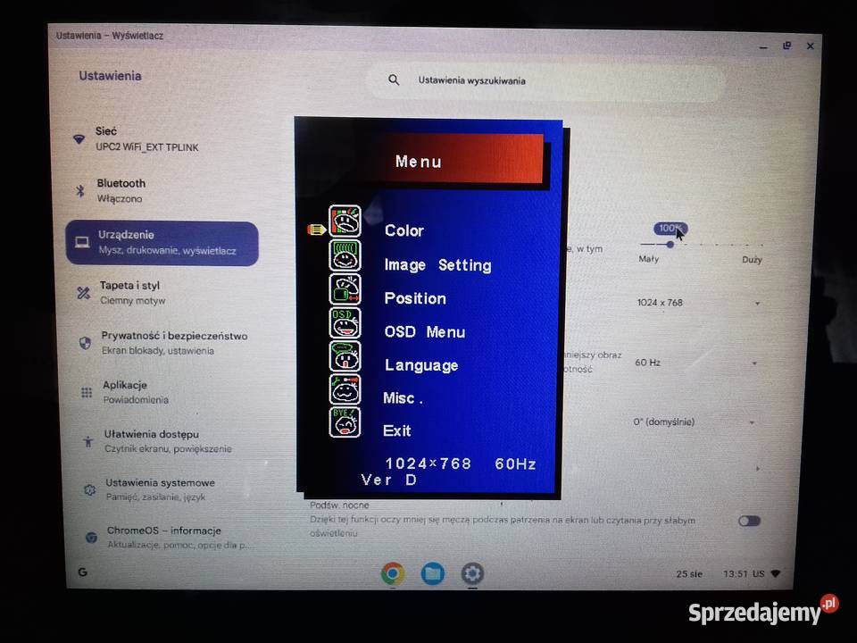 Monitor LCD 104 cala 43 1024x768 VGADsub 5V 25 x kujawsko-pomorskie