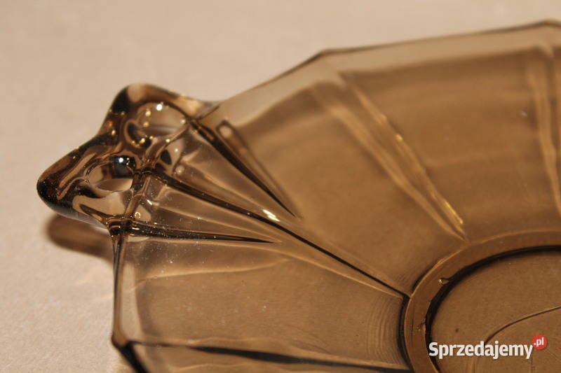 Dwie szklane patery 768 FiaF Szczecin