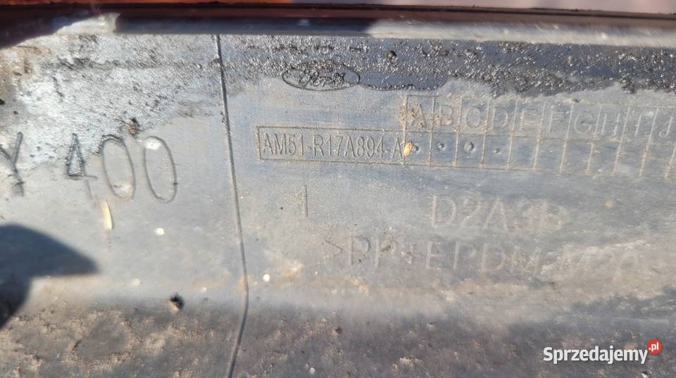 FORD C MK2 HOKEJ SPOILER DOKŁADKA ZDERZAKA TYŁ śląskie Ruda Śląska