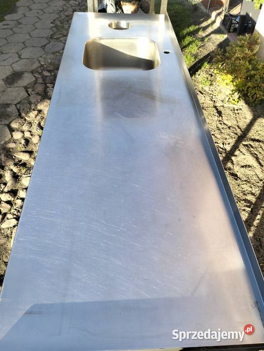 Zlew gastronomiczny 1komorowy 2015x625x90 Słupia Kapitulna