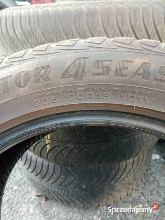 OPONY WIELOSEZON GOODYEAR 235x50r18 101V śląskie Myszków sprzedam
