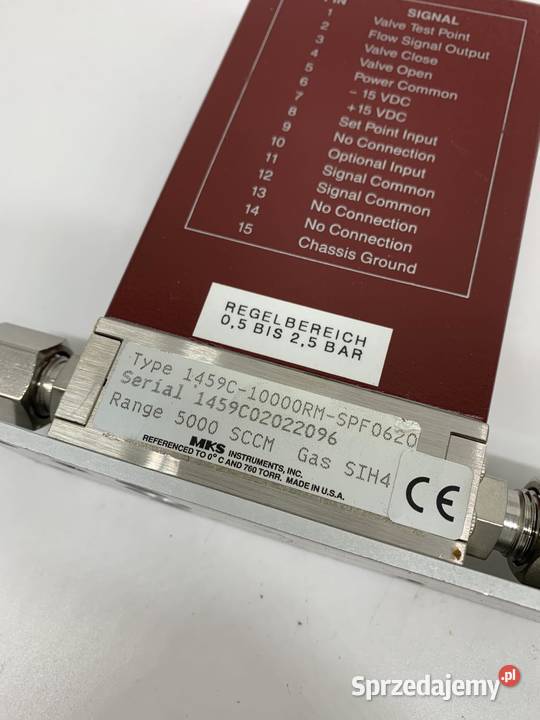 MKS Instrument 1459C10000RM 5000 sccm gas SIH4