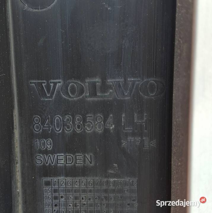 VOLVO FH5 FH 5 SPOILEREK ZDERZAKA LEWY Z GUMĄ Bieleń sprzedam