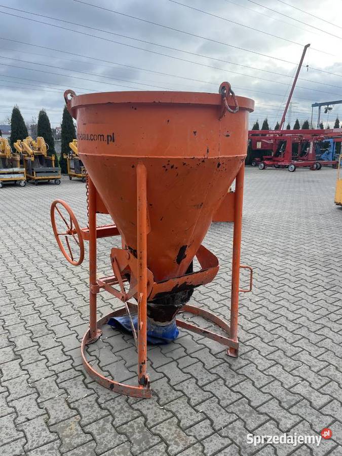 Zbiornik kubeł lej do betonu Eichinger 500L na Ślesin