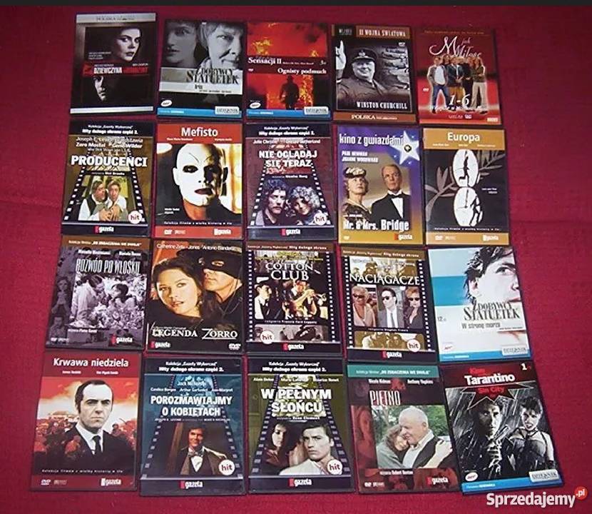 Filmy DVD Ziębice 5 sztukę Ziębice dolnośląskie