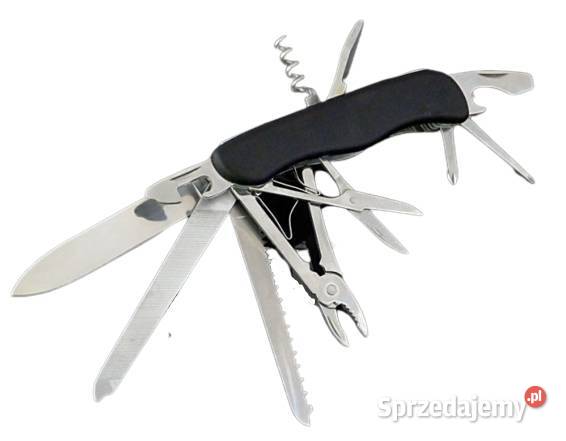 Wielofunkcyjny Scyzoryk Metalowy z Korkociągiem