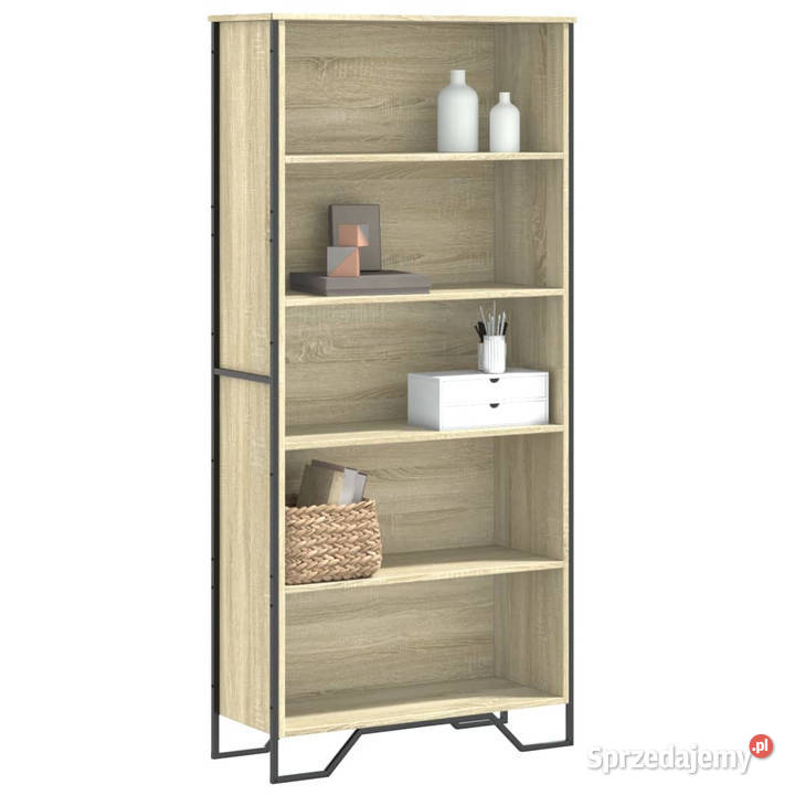Regał na książki dąb sonoma 80x31x169 WM3295313 Warszawa