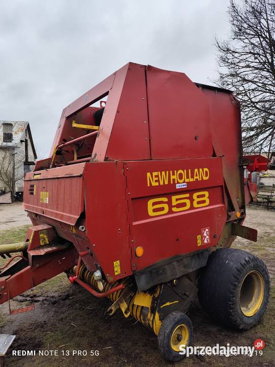 Prasa Holland 658 nowe pasy zamiana kombajn Anna Stara Kornica