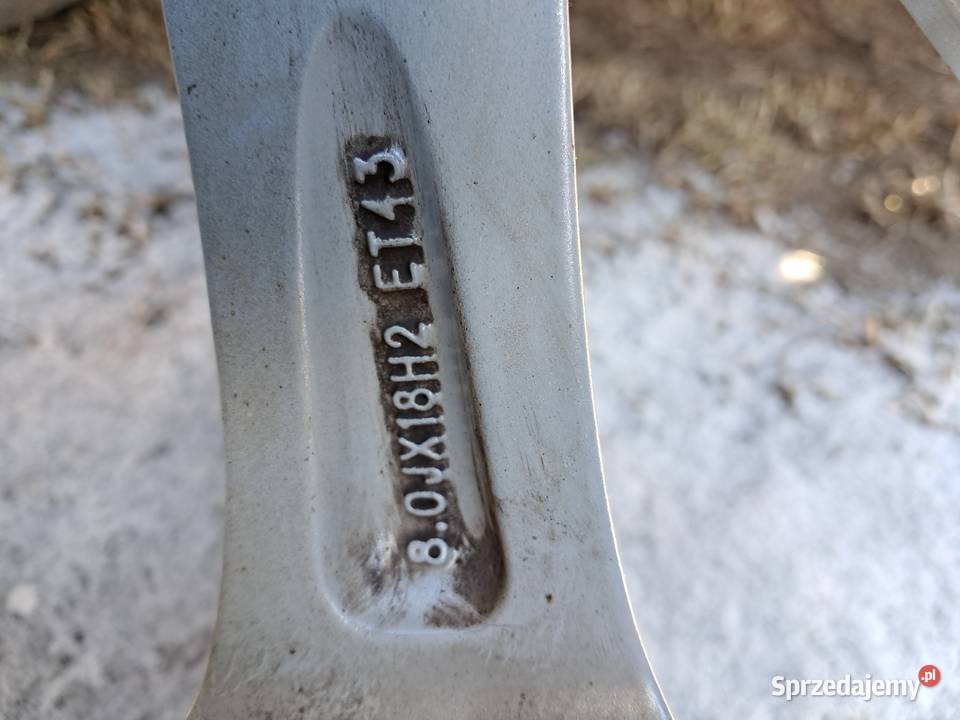 Koła Mercedes 5x112 24545R18 ET43 opony Dunlop Toruń