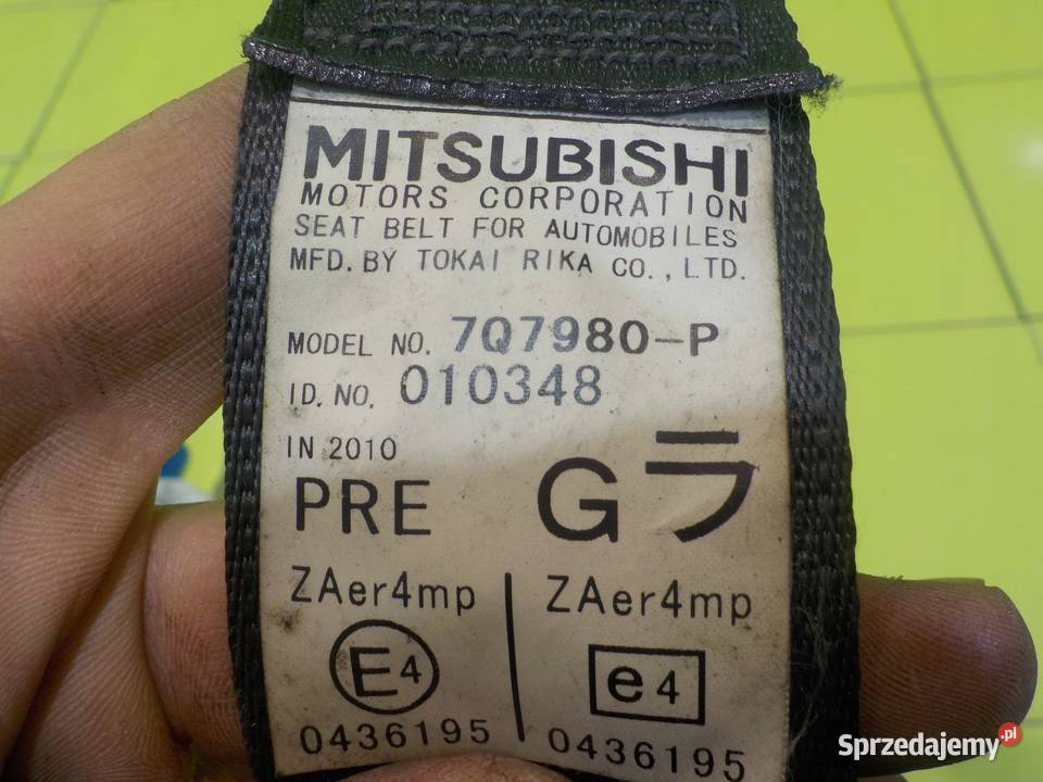 LANCER VIII X LIFT 20 DID 11r pas bezpieczenstwa osobowe Suków