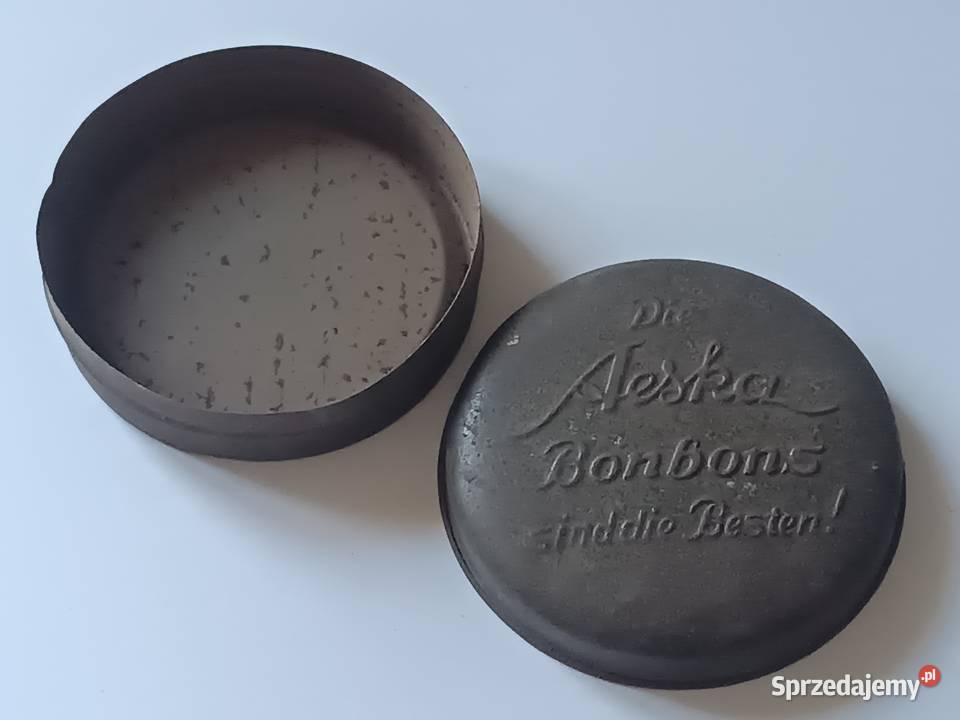 Stara puszka Aeska Bonbons metalowa Niemcy ok Rzeszów