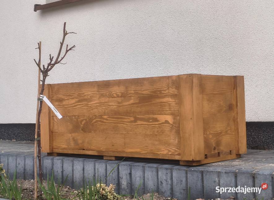 Donice kwiatowe z drewna Kraśnik