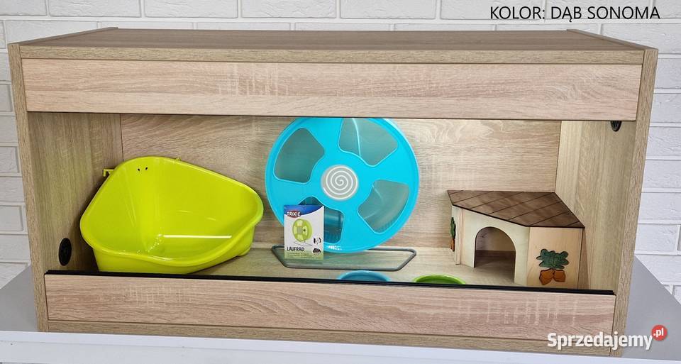 Terrarium jeża pigmejskiego 90x45x45 akcesoria i Katowice sprzedam