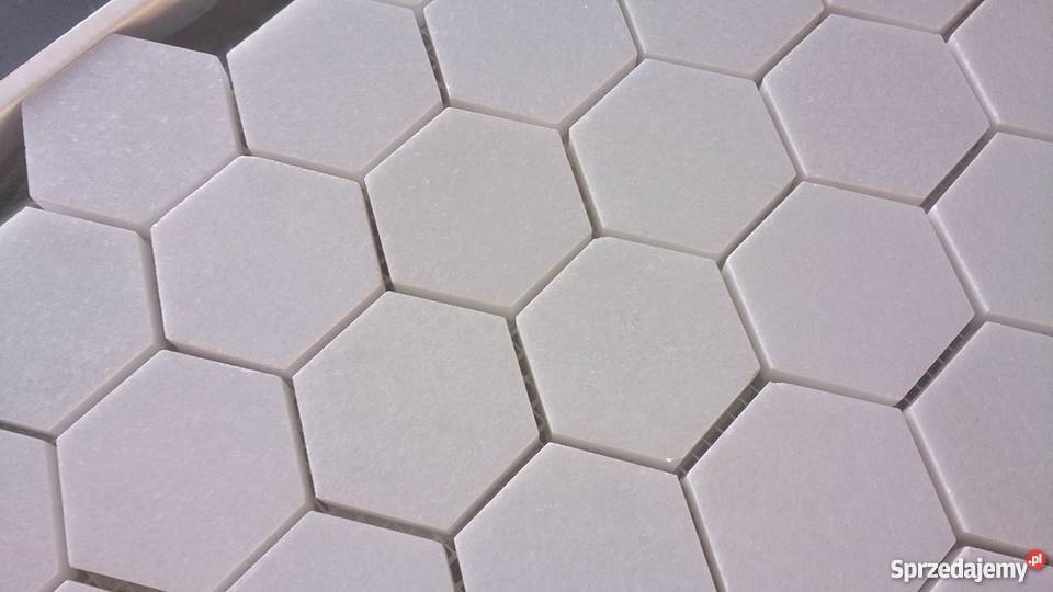 Mozaika HEXAGON Thassos White plastry miodu Pozostałe sprzedam