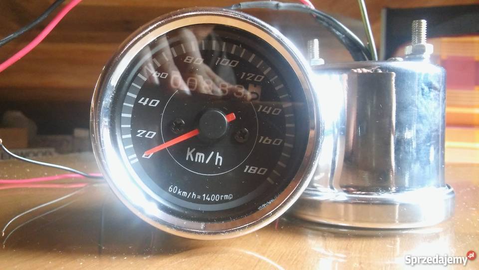 Liczniki zegary cafe racer custom retro Białobłoty