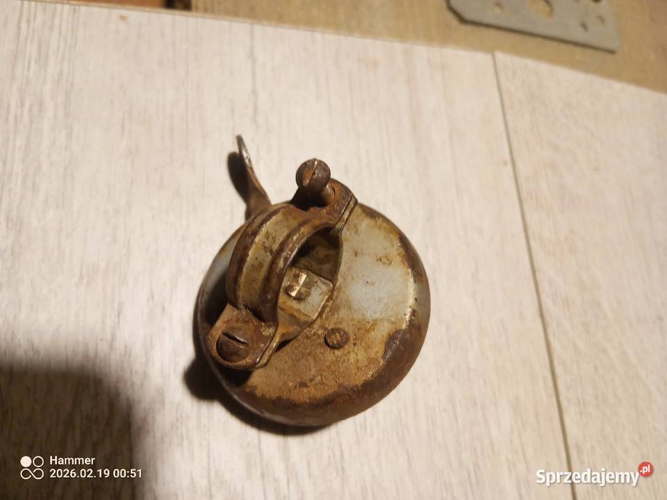 Stary dzwonek rowerowy Komet Sława