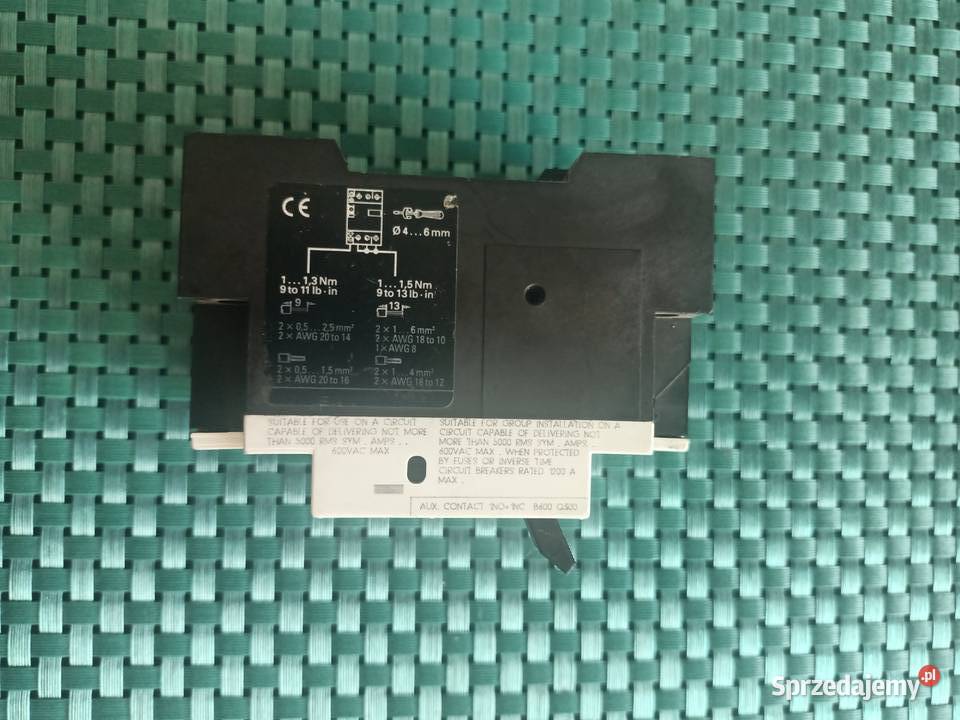 Wyłącznik silnikowy Siemens 3vu13001me00 Poznań