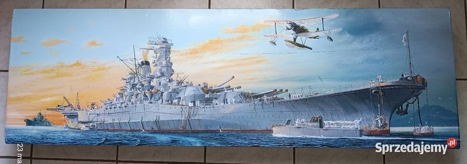 Pancernik Yamato w skali 1200 firmy Glow2B Legionowo
