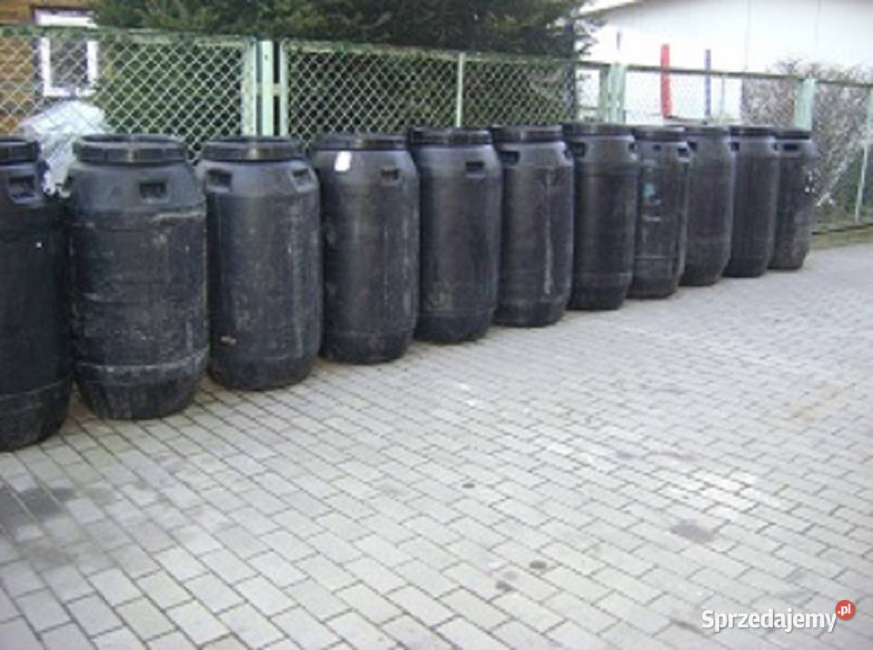 Sprzedam beczki plastikowe 200l NA POMOSTY na sprzedam