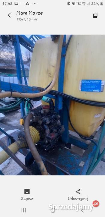 Sprzedam opryskiwacz ciągany Boża Wola