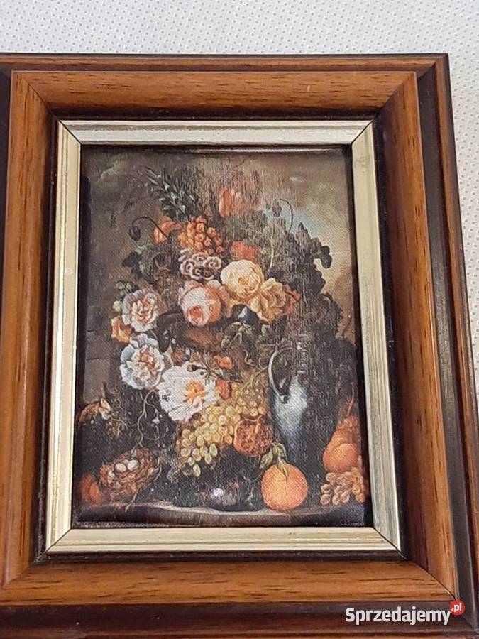 Piękny obrazek malowany na jedwabiu Inowrocław