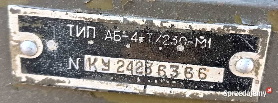 Agregat AB4 230V 4kW Stan idealny