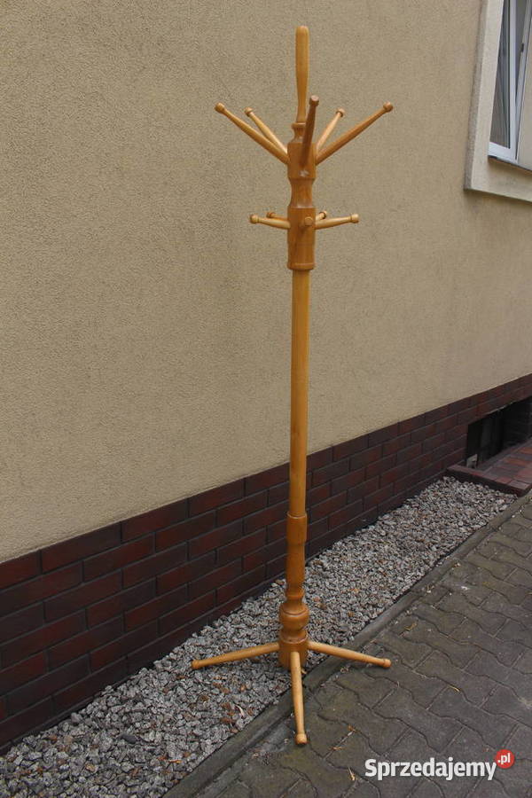 stary drewniany wieszak Meble Kalisz