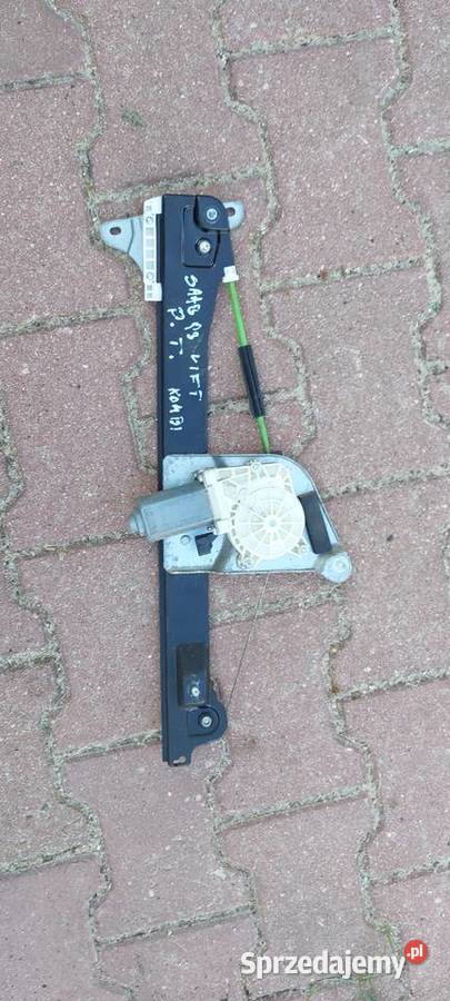 Mechanizm podnośnik szyby prawy tył Saab 93 II Rok produkcji 2007 Karoseria Szczecin