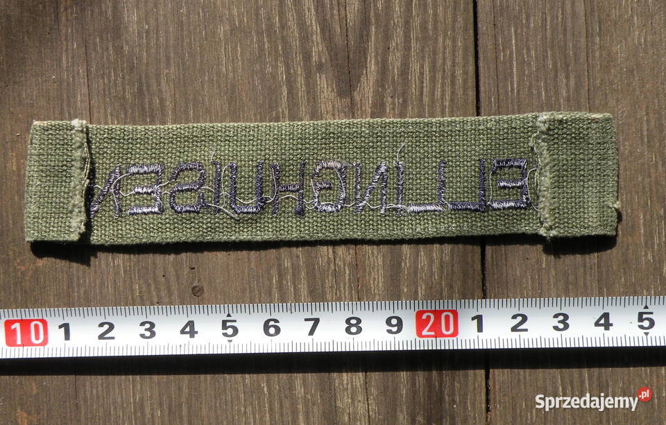 Naszywka belka nazwisko USAF Wrocław