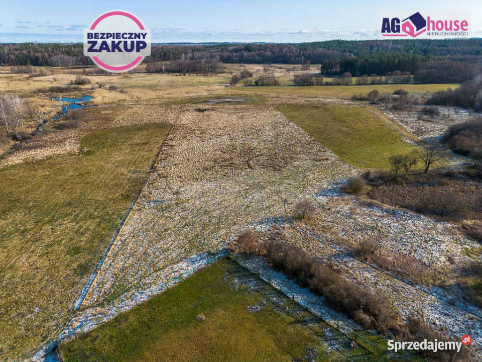 sprzedaży gruntu Mierzyno 16625m2 108zł/m2