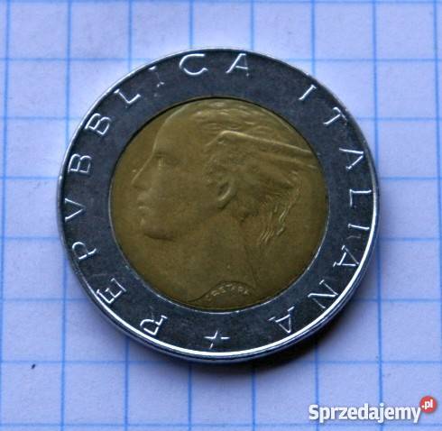 500 LIRÓW 1989 WŁOCHY Numizmatyka Parczew