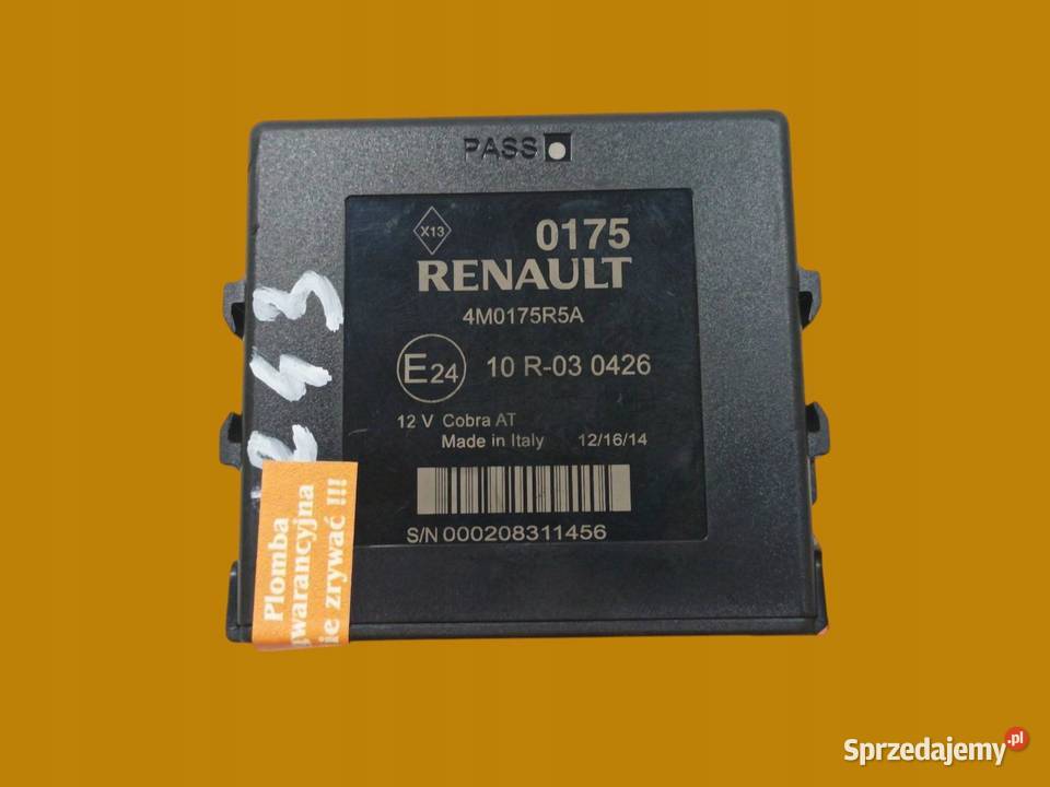 MODUŁ 4M0175R5A Renault Laguna III 2007 Rok produkcji 2011