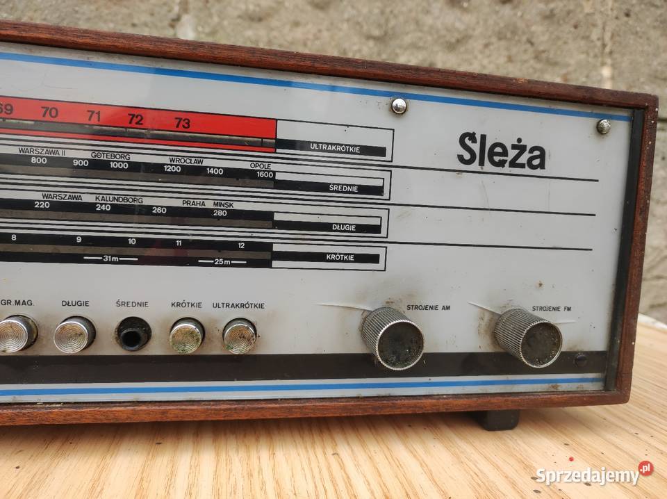 Unitra Diora Ślęża DMT312 radio lampowe vintage Radomsko sprzedam