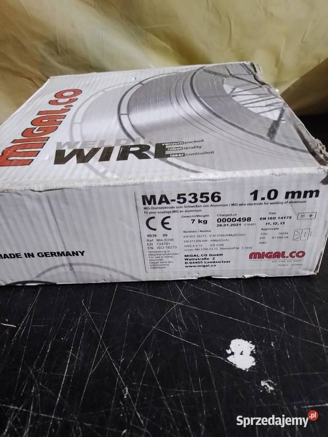 Sprzedam drut do migomatu aluminium