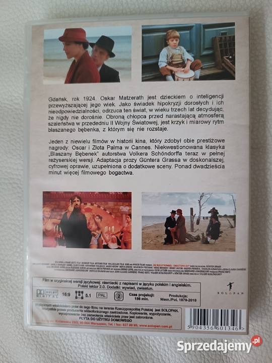Blaszany bębenek DVD Film na podstawie książki Bydgoszcz