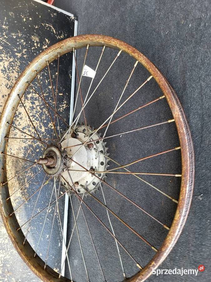 KOŁO TYŁ MOPED MOTOROWER SILNIK POMOCNICZY