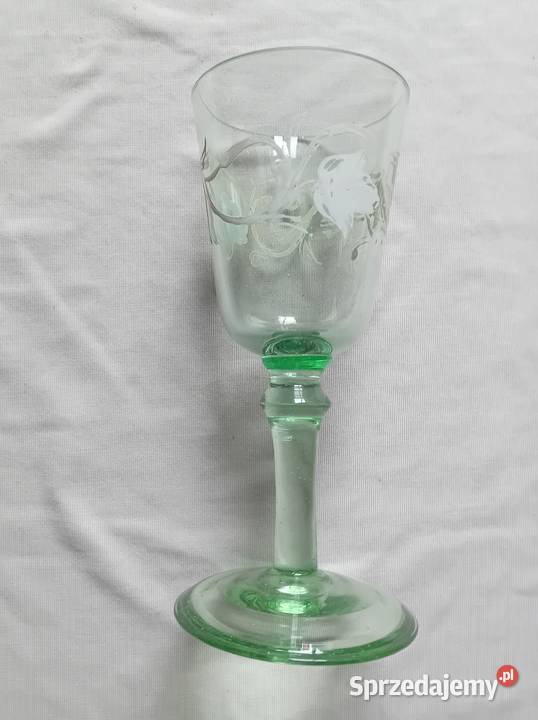 Ręcznie malowany kieliszek do wina Forest Glass wielkopolskie Koźminek