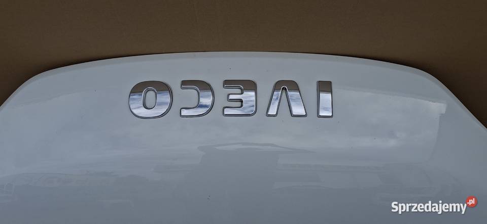 IVECO DAILY MASKA POKRYWA SILNIKA 2014 BIAŁA Maski lubuskie Bieleń