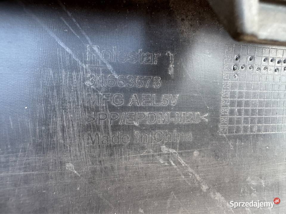 Spoiler dół zderzaka przód polestar 2 II Międzychód