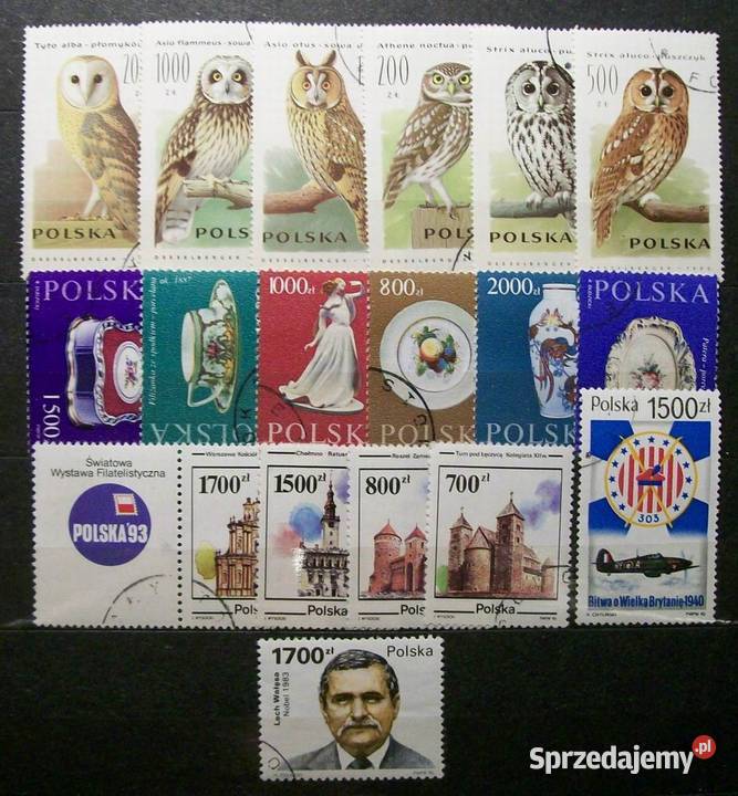 K ZNACZKI POLSKIE 1990 IV kwartał kasowany Leźnica Wielka-Osiedle