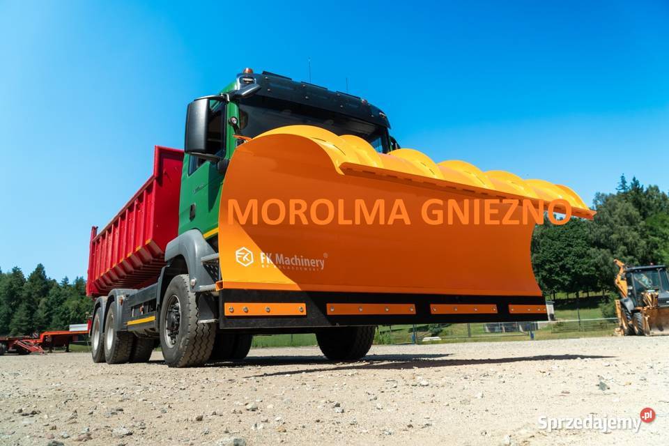 Pług śnieżny komunalny autostradowy do śniegu