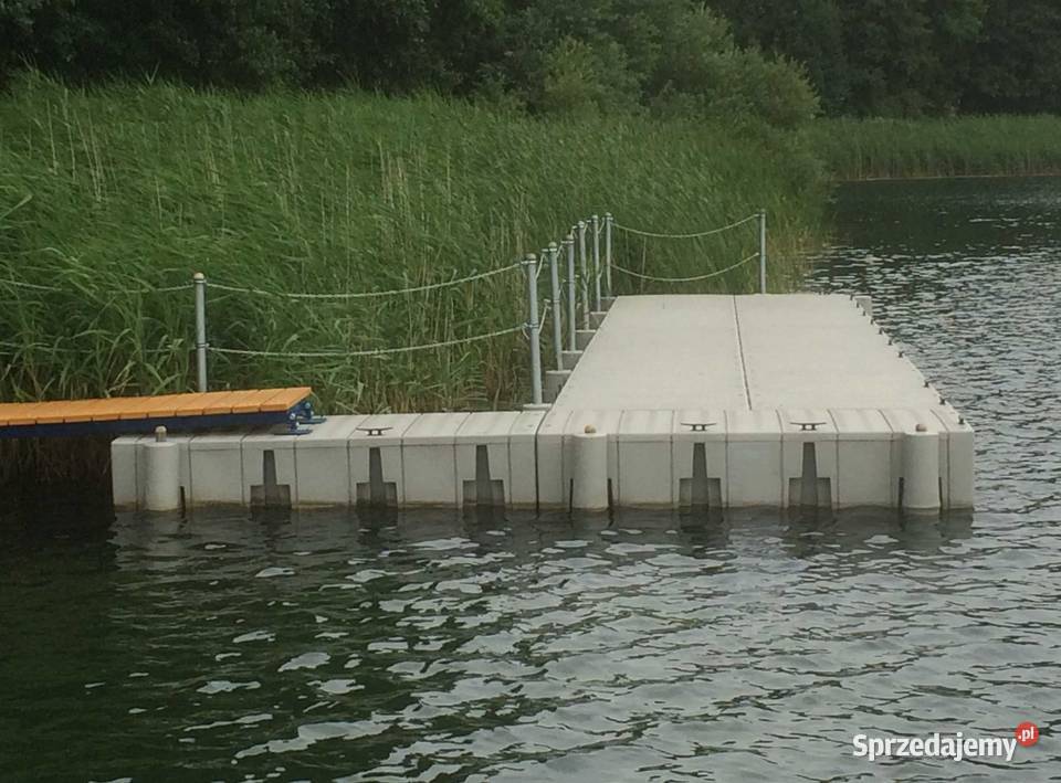 POMOST PŁYWAJĄCY POMOST MODUŁOWY 10m2 PLATFORMA Otmuchów