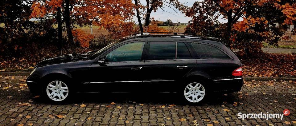 Mercedes E200 18 kompresor LPG 2005r PDC klima radio Środa Śląska