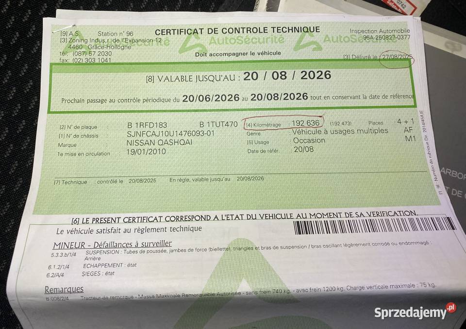 NISSAN Qashqai 15 DCI Duży Serwis Bezwypadkowy Wieliszew