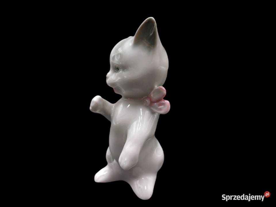 Figurka kot GDR Porcelana i szkło Raszków sprzedam