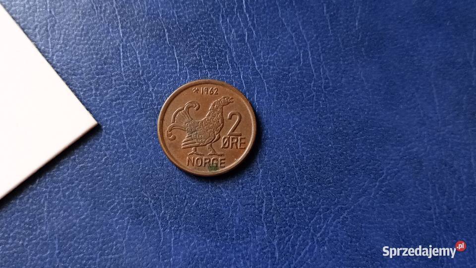 Stare monety 2 ore 1962 Norwegia podkarpackie Lesko sprzedam
