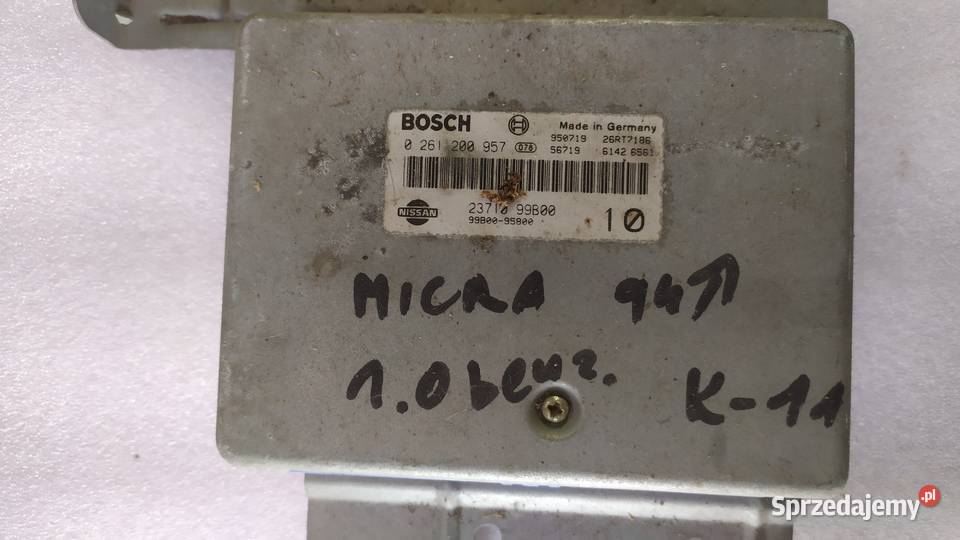 komputer sterownik NISSAN MICRA K11 1.0 2371099B00 Byków